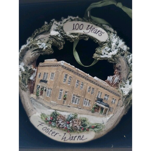 Hestia Ornament Foster Warne 100 Years 4091 Collingswood Nj Hanging Decoration - Picture 2 of 12